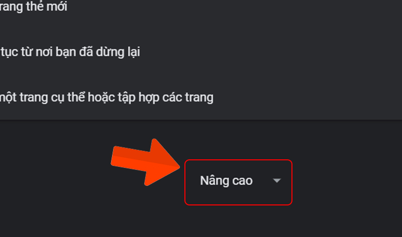 Chọn nâng cao